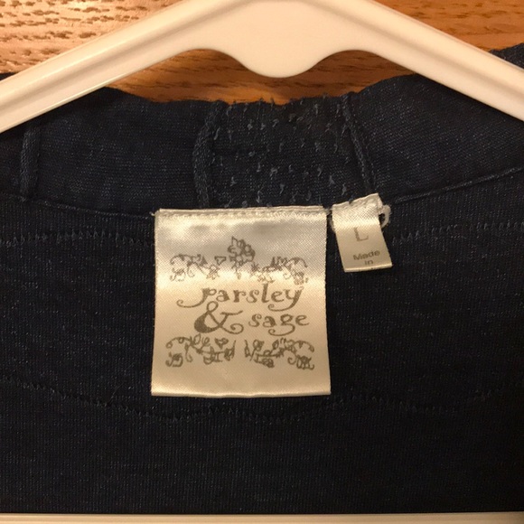 Parsley & Sage Navy vest - Picture 3 of 12